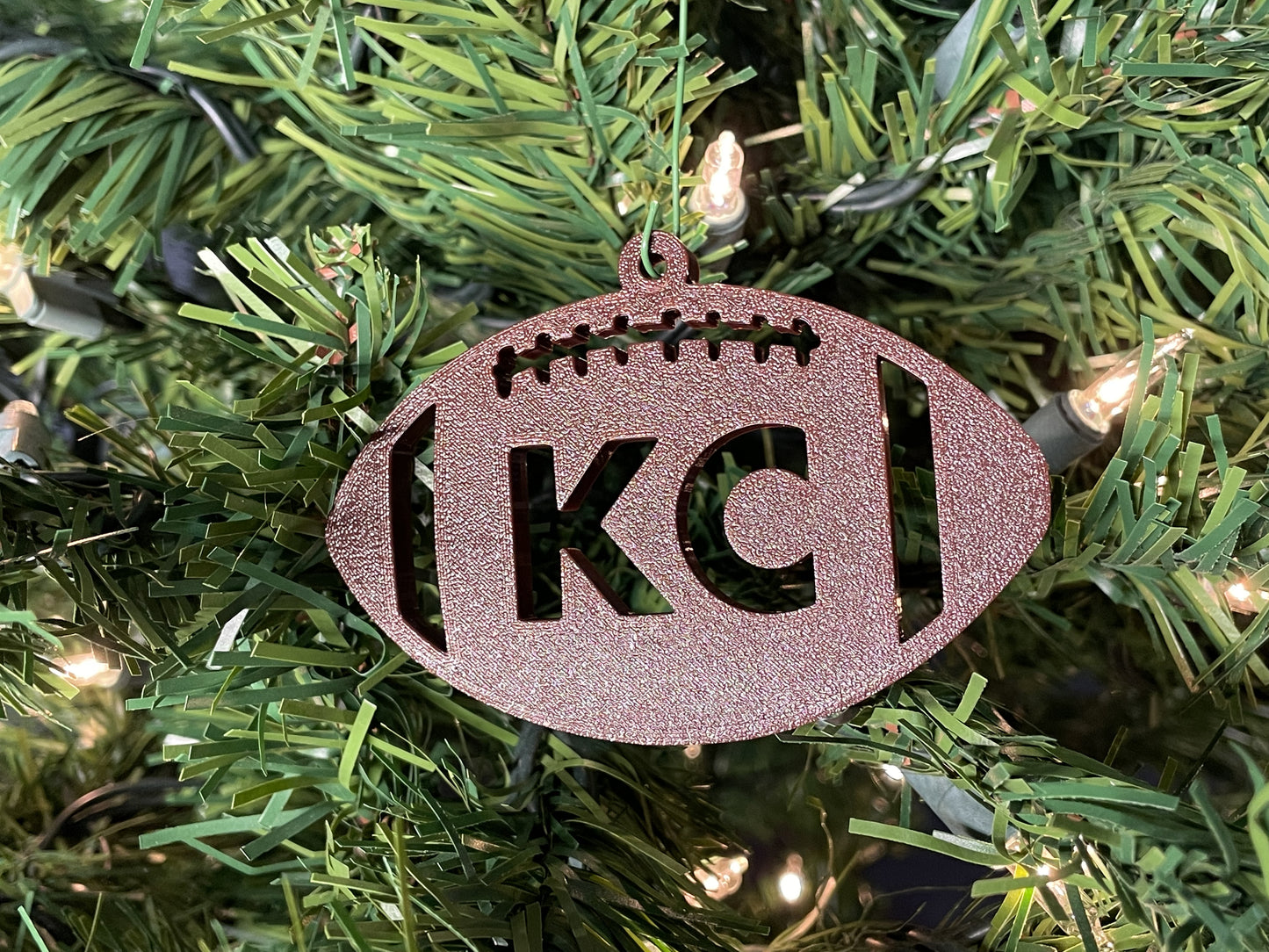 KC Football Ornament