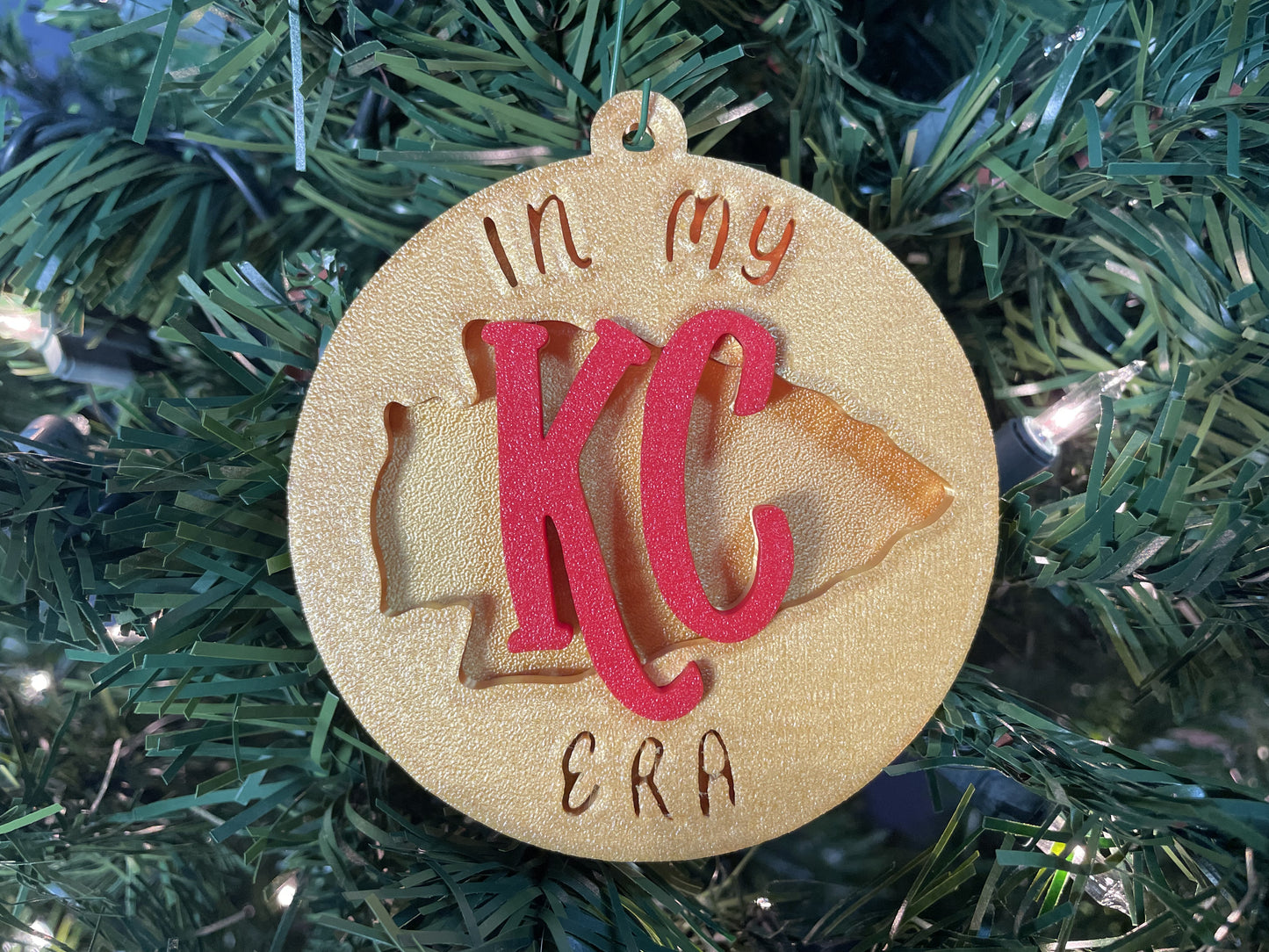 KC Era Ornament (With Backing)