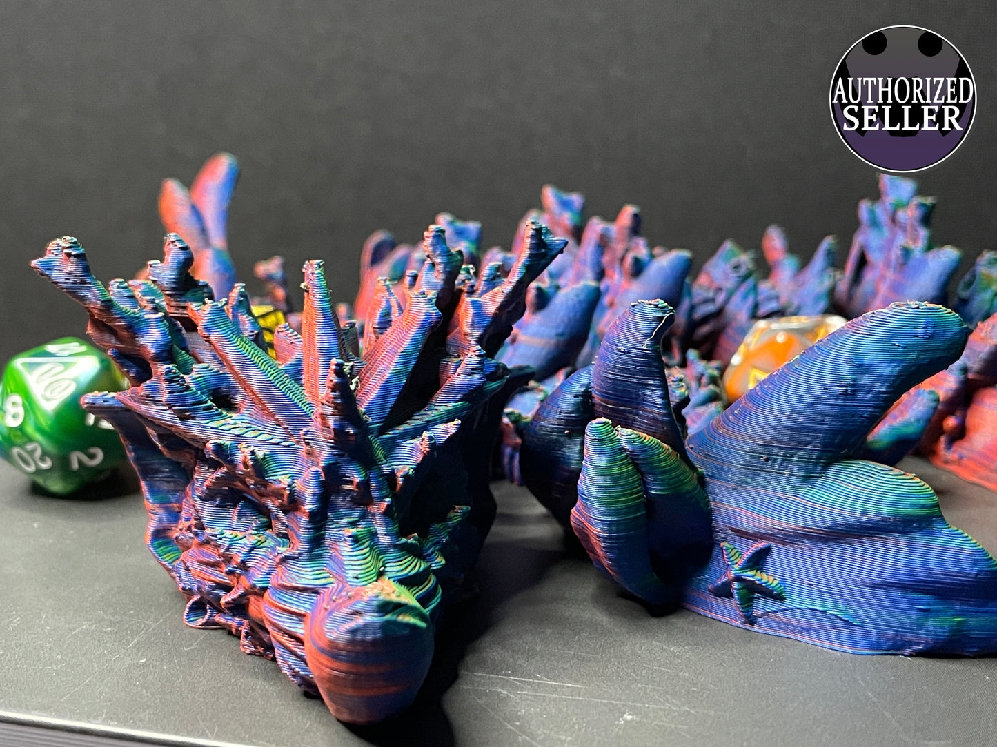 Coral Reef Dragon - Large - Articulated