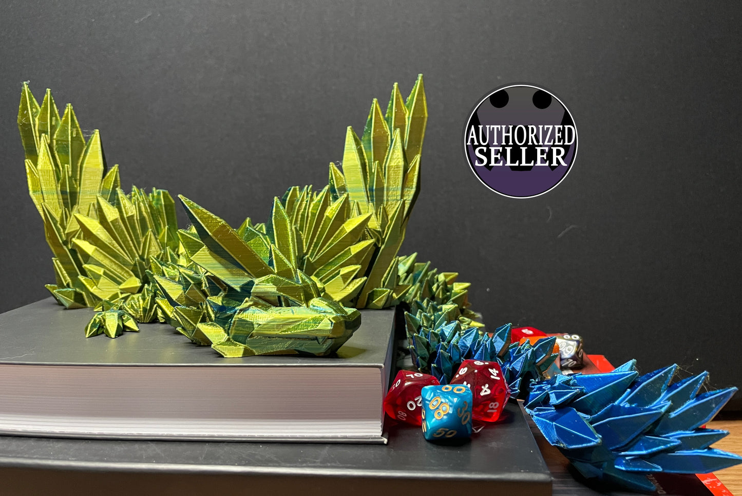 Crystal Wing Dragon - Large - Articulated