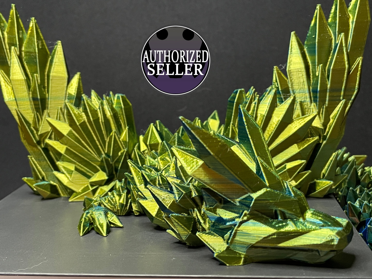 Crystal Wing Dragon - Large - Articulated