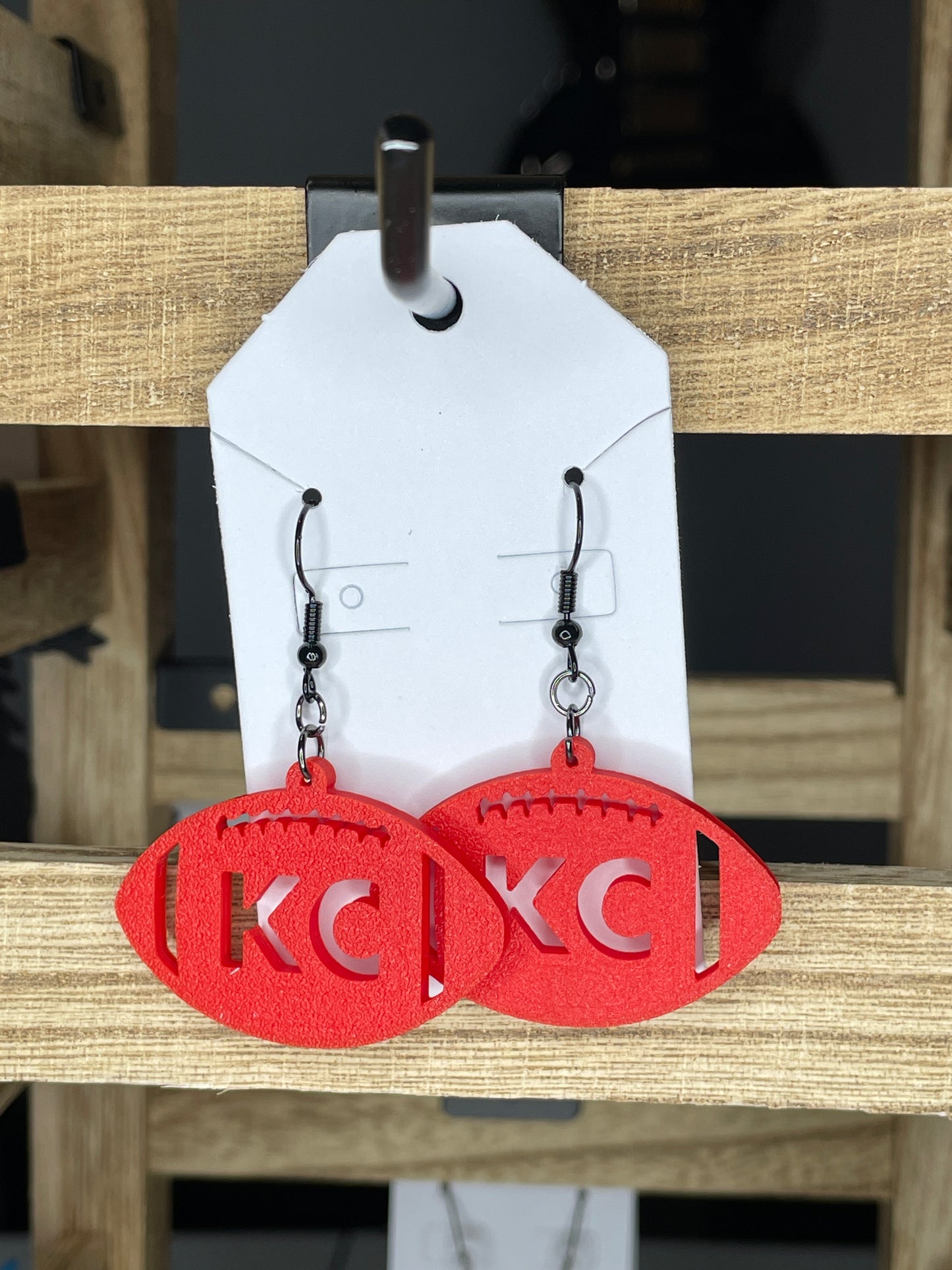 KC Football Earrings