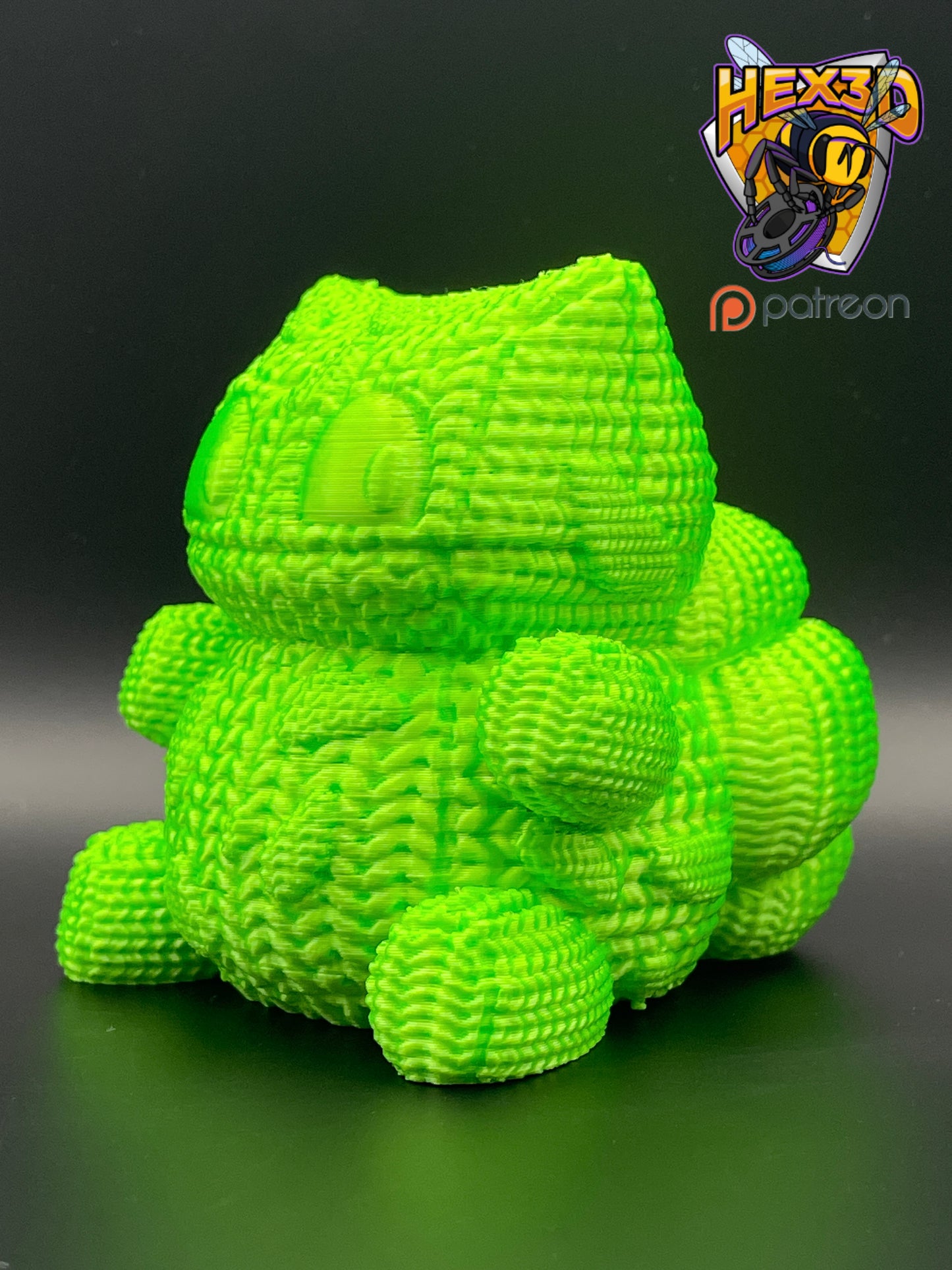 "Knitted" Bulbasaur by Hex3D
