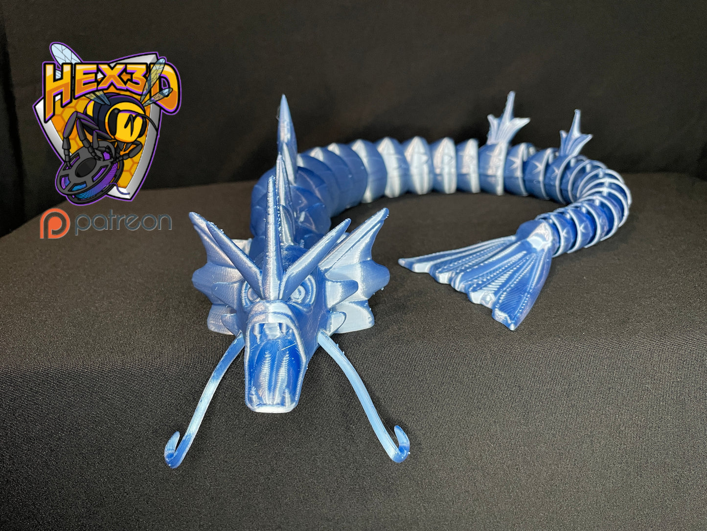 Gyarados - Articulated - By Hex3D