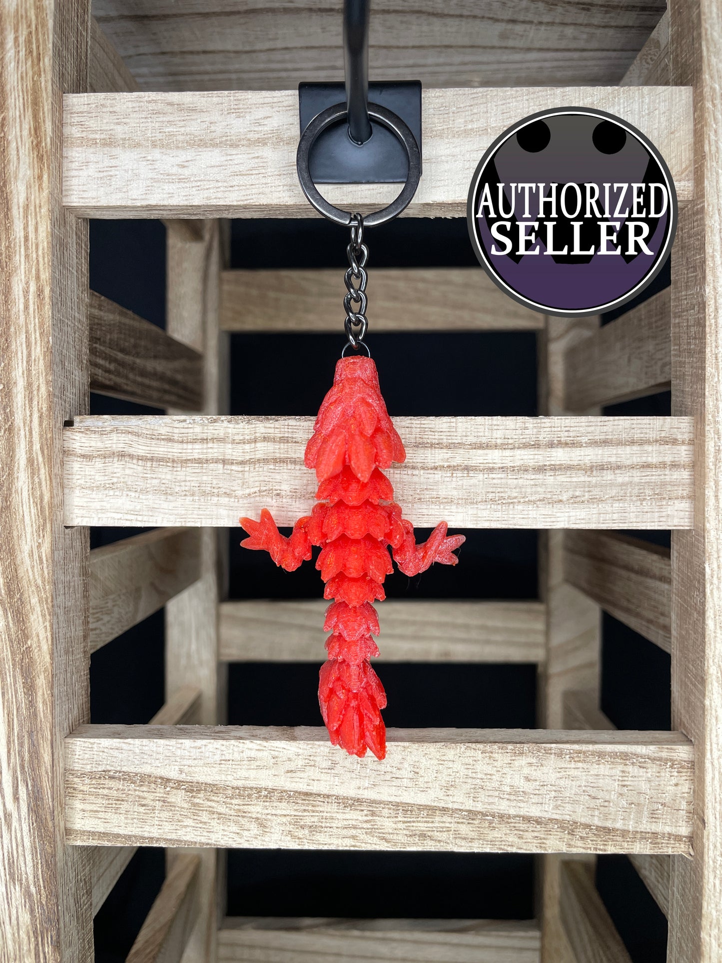 Gemstone Dragon Keychains by Cinderwing3D