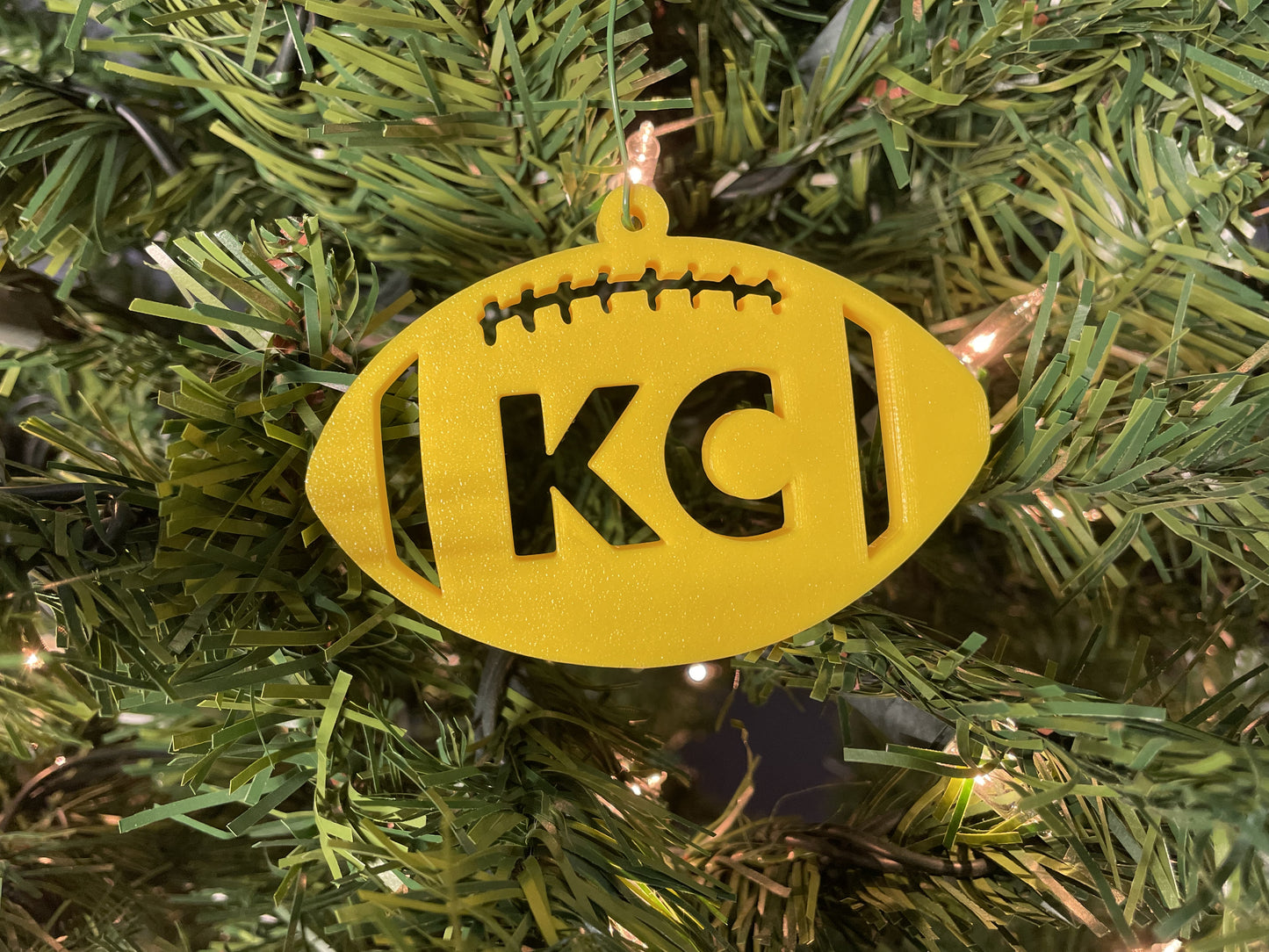 KC Football Ornament