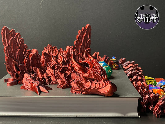 Lunar Wing Dragon - Large - Articulated