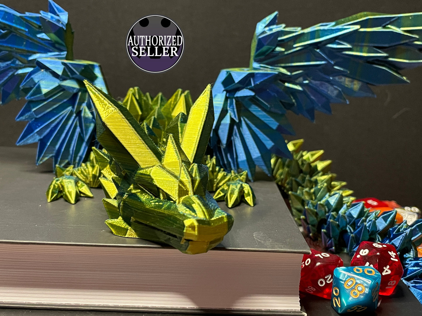 Crystal Wing Dragon - Large - Articulated