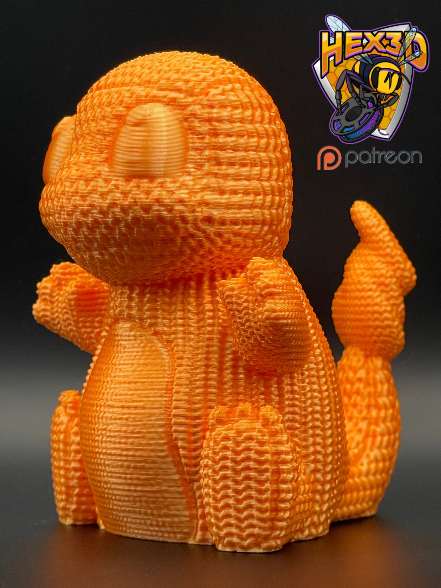 "Knitted" Charmander by Hex3D