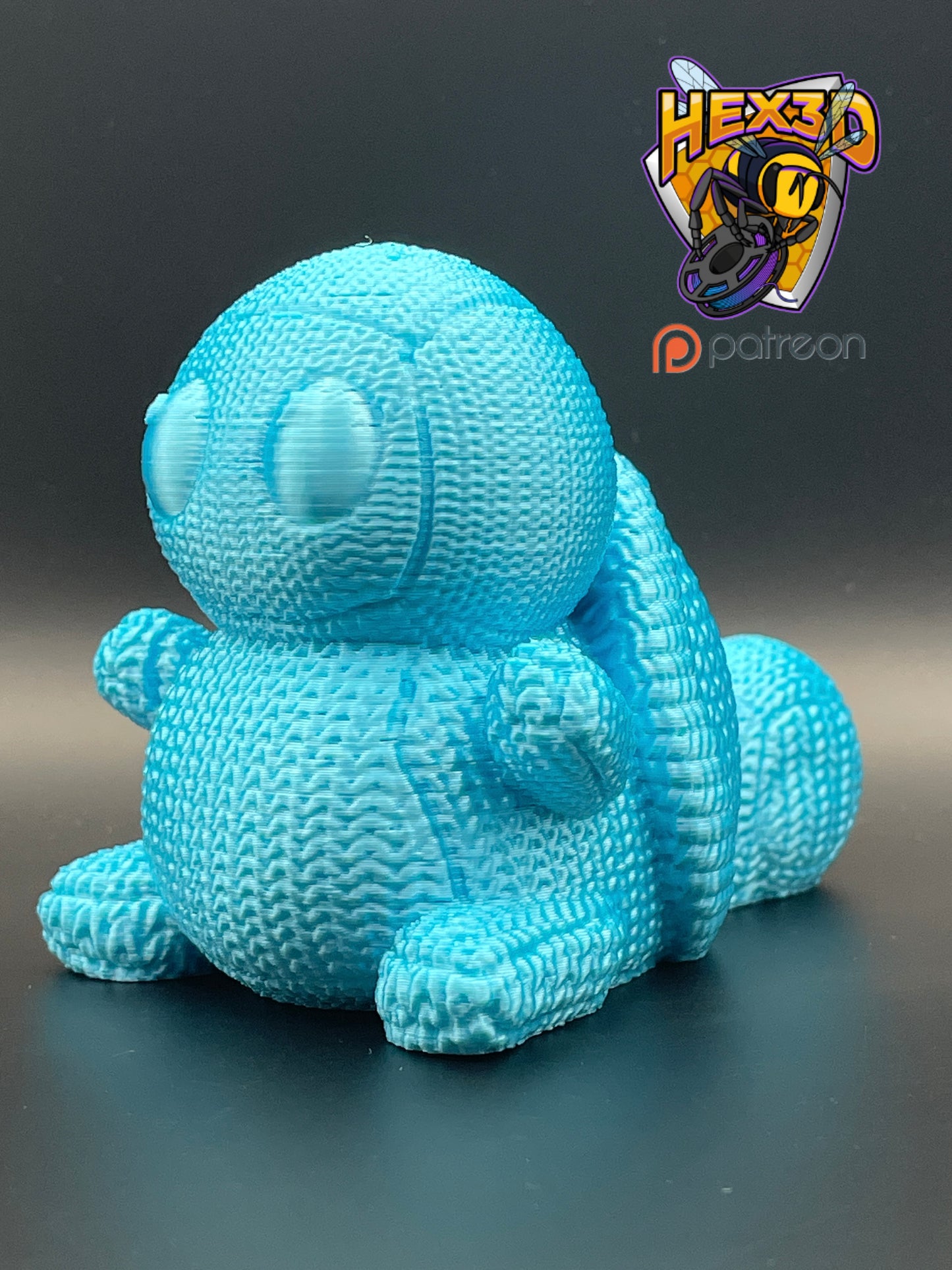 "Knitted" Squirtle by Hex3D
