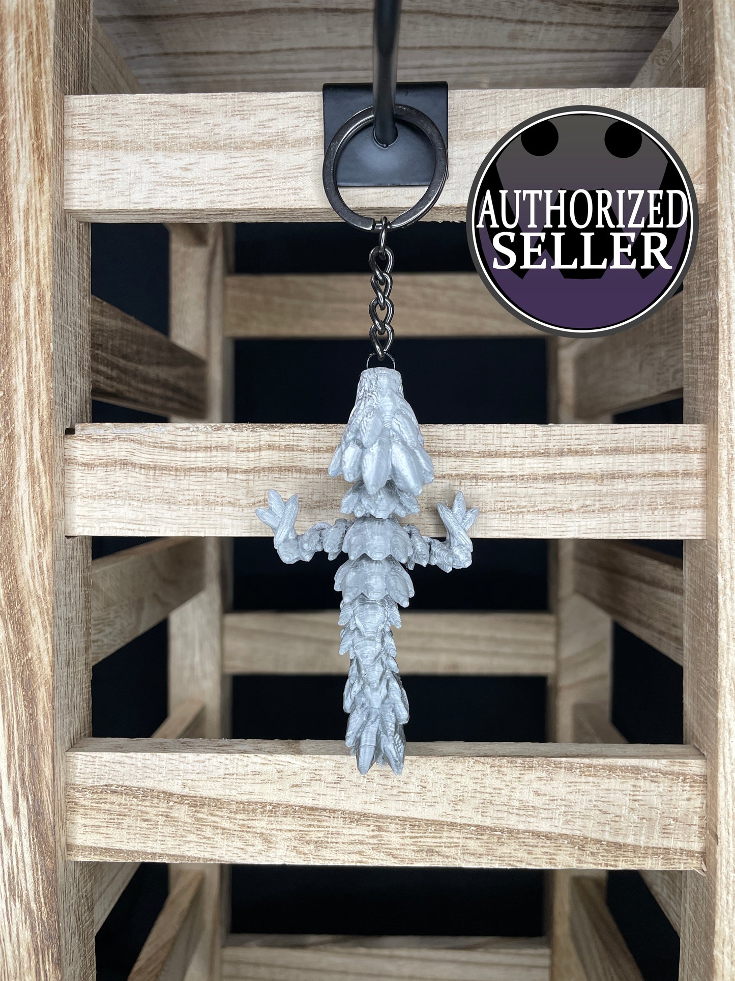 Gemstone Dragon Keychains by Cinderwing3D