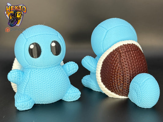 "Knitted" Squirtle by Hex3D