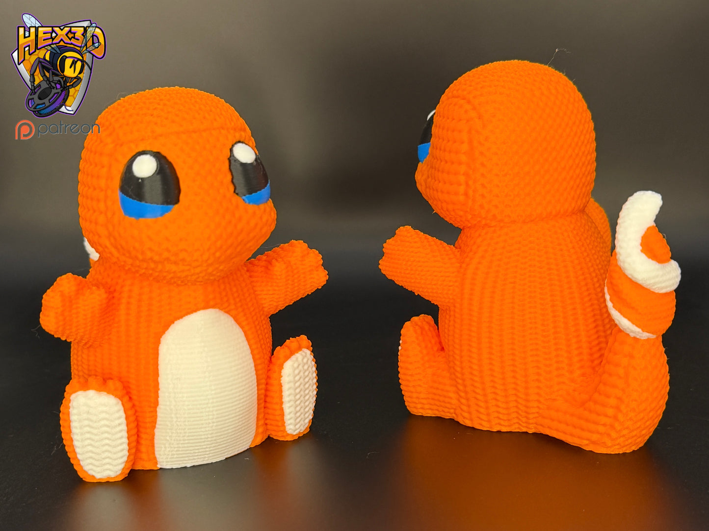 "Knitted" Charmander by Hex3D